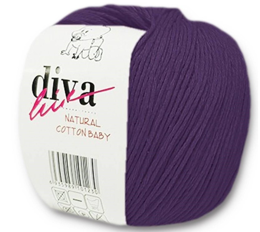 Natural Baby Cotton Plum 60