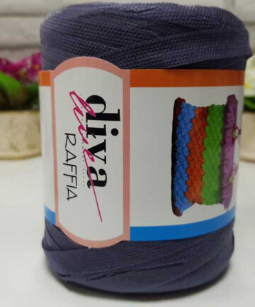 Diva Raffia Anthracite 2108