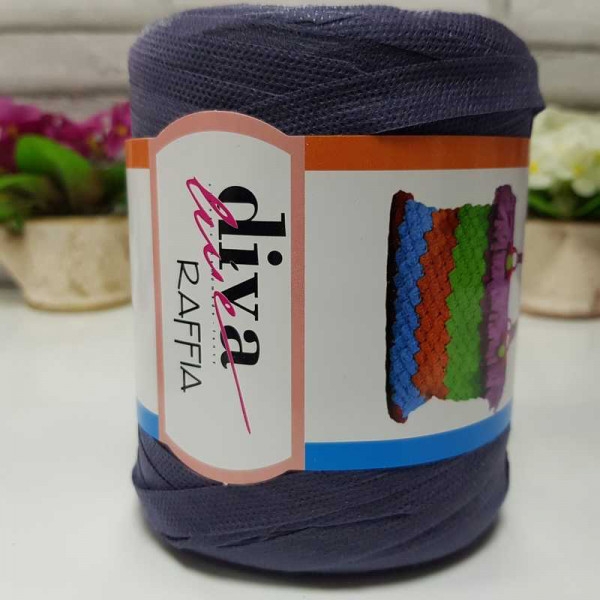 Diva Raffia Anthracite 2108