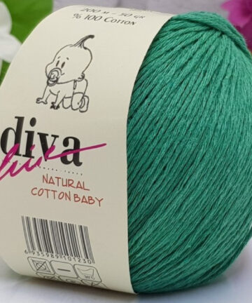 Natural Baby Cotton Green 1969