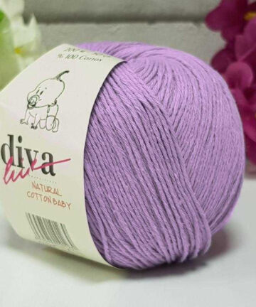 Natural Baby Cotton Lilac 2135