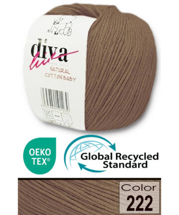 Natural Baby Cotton Brown  222