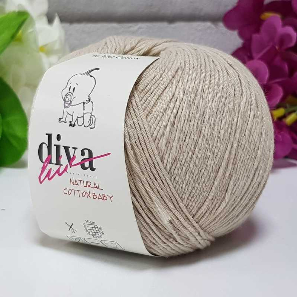 Natural Baby Cotton Beige 2305