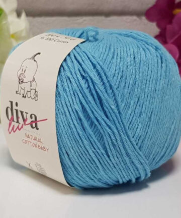 Natural Baby Cotton Light Blue 280
