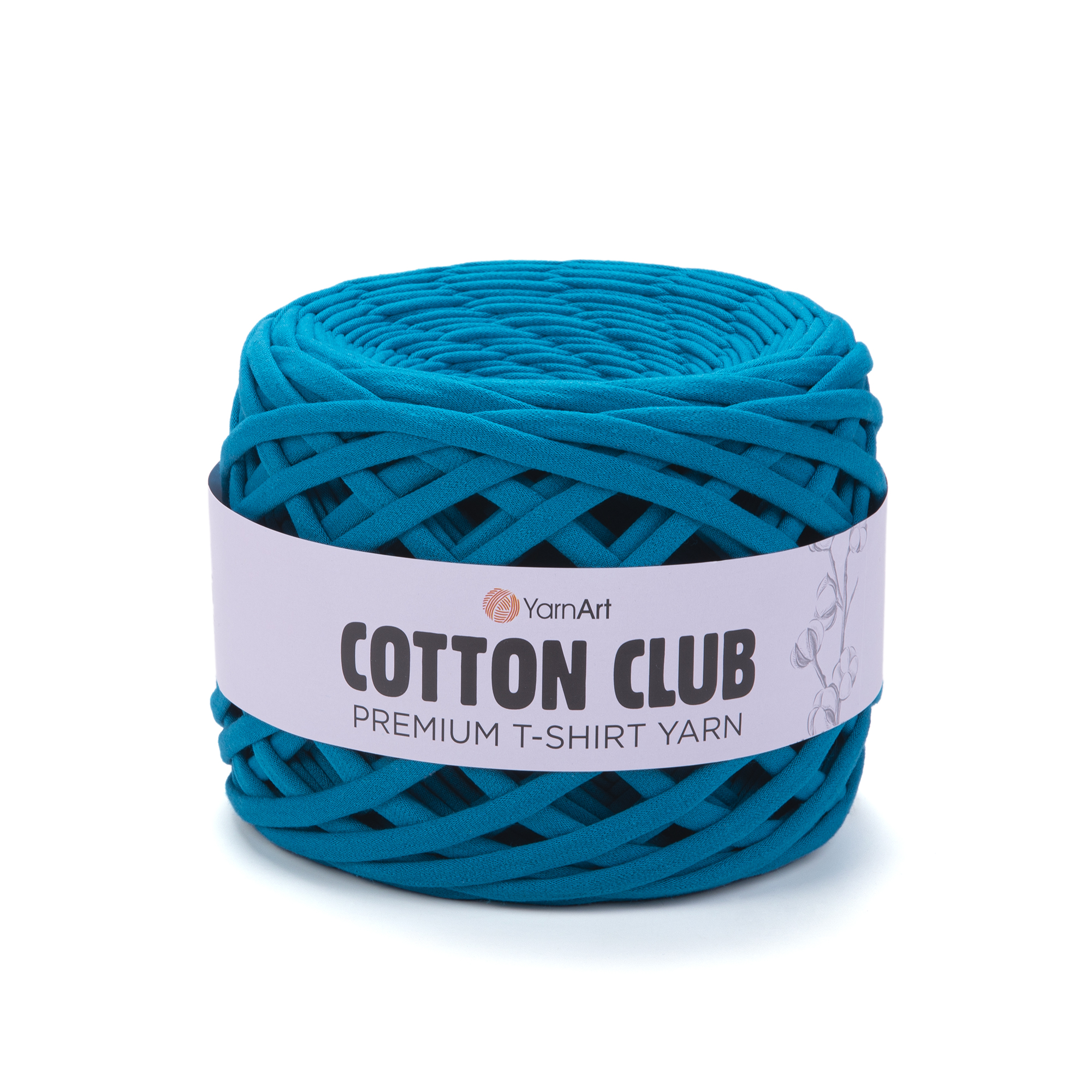 Cotton Club T-shirt Yarn Medium Petrol 7360