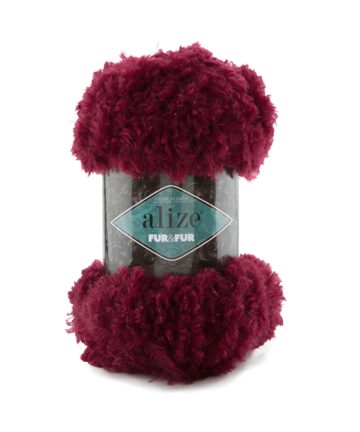 Puffy Fur Fur Bordeaux 107
