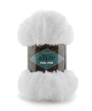 Puffy Fur Fur White 55