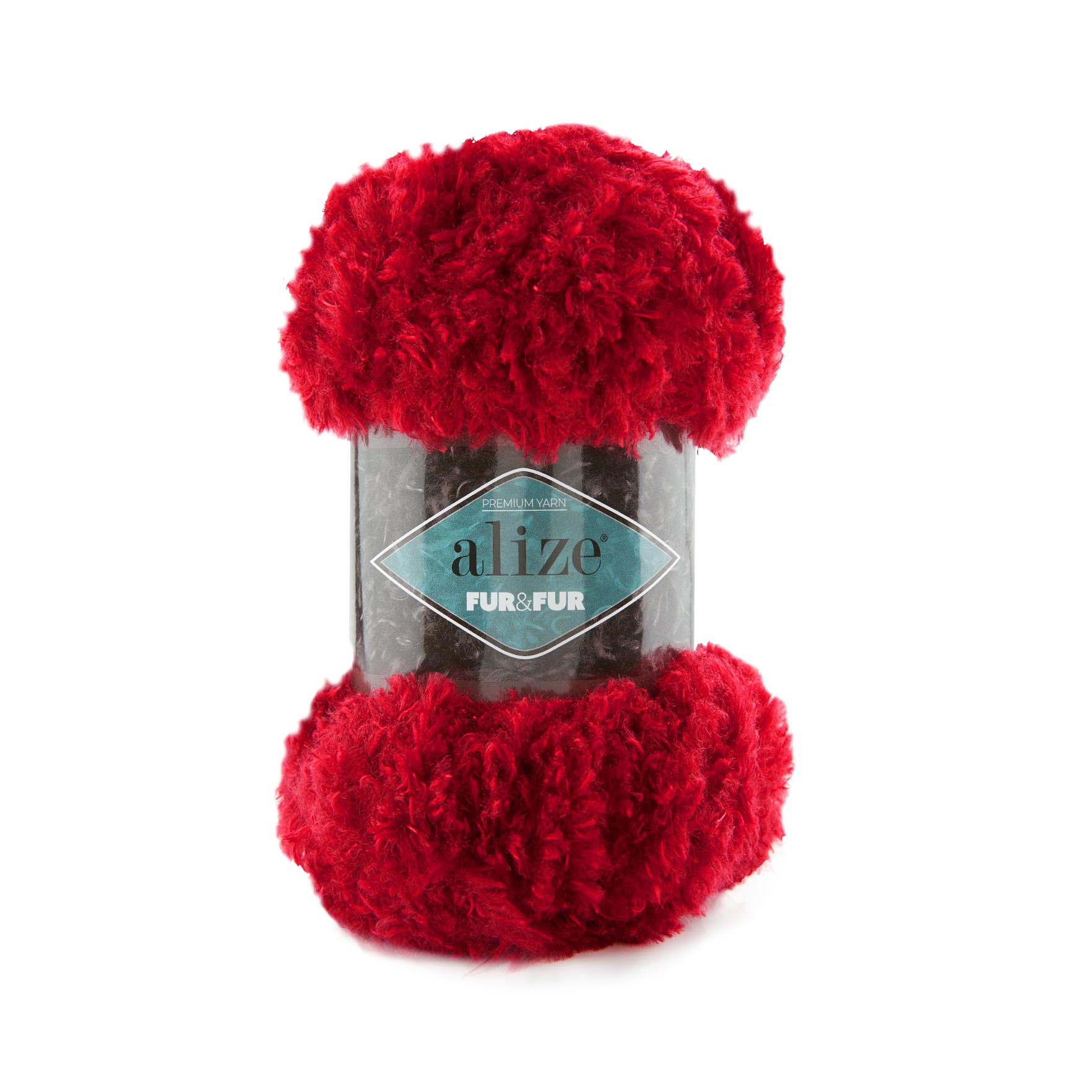 Puffy Fur & Fur Fire Red 56