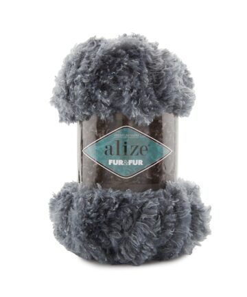 Puffy Fur & Fur Dark Grey 87