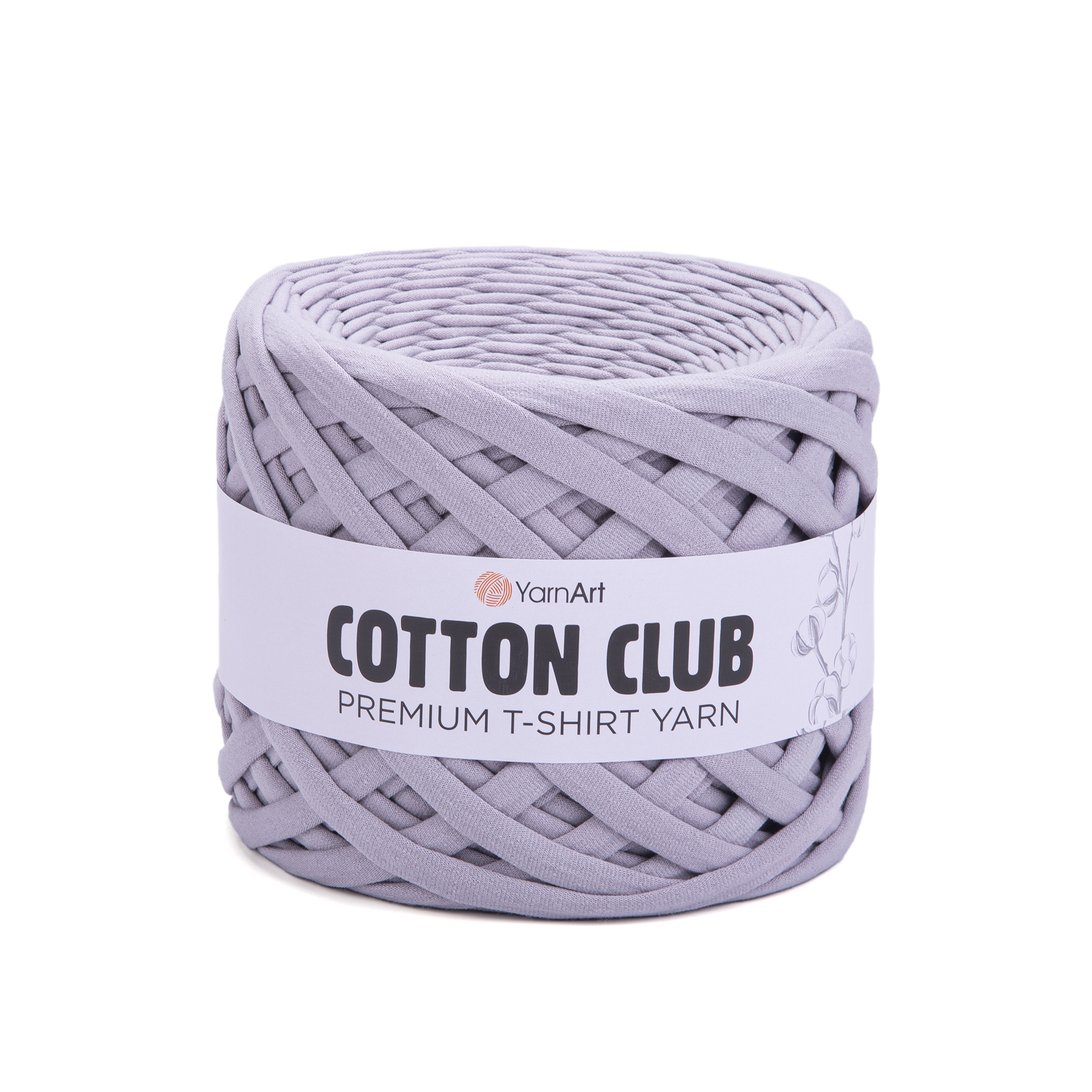 Cotton Club T-shirt Yarn Light Grey 7301