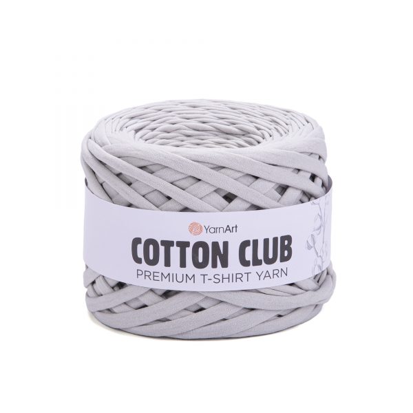 Cotton Club T-shirt Yarn Light Grey 7304