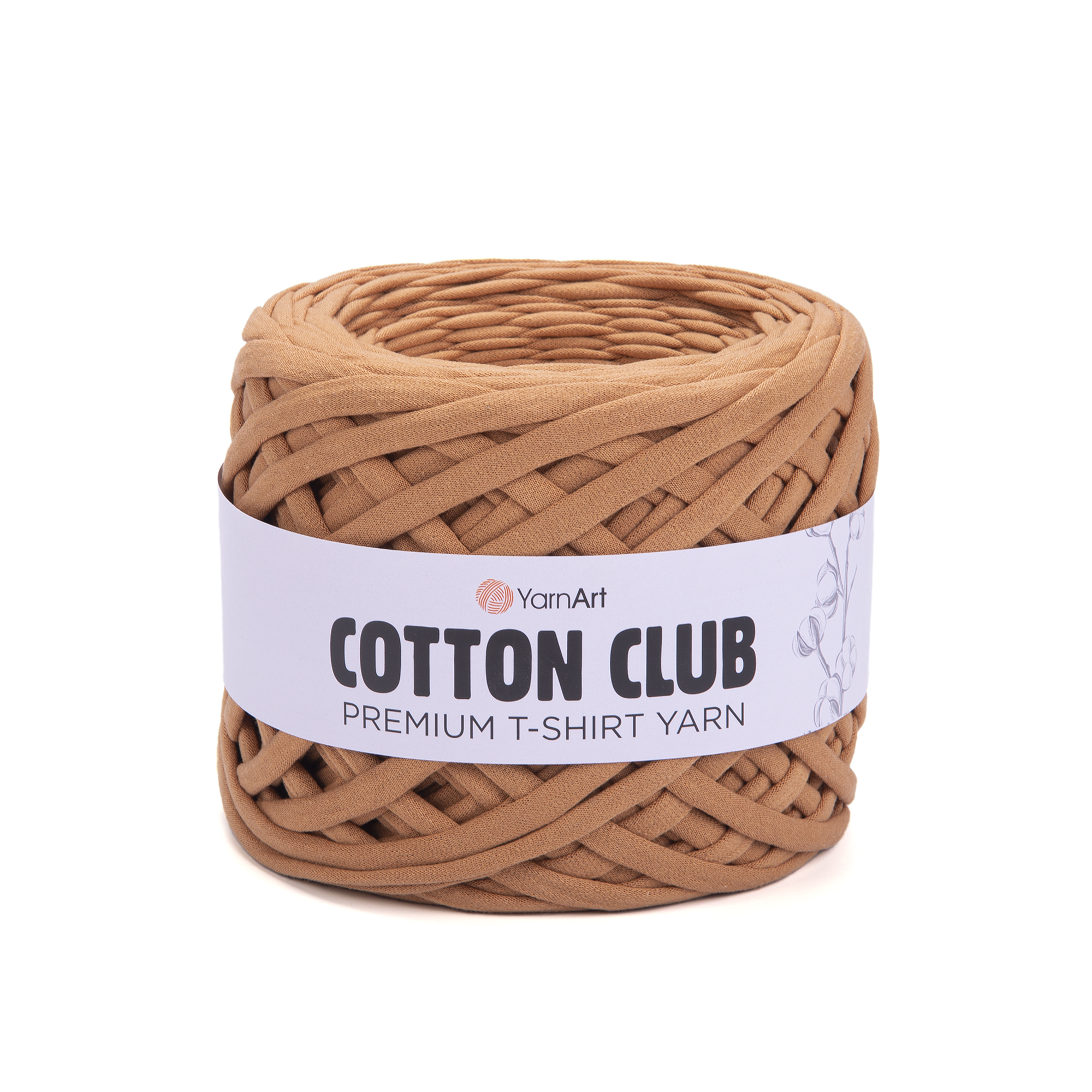 Cotton Club T-shirt Yarn 7310 Light Camel
