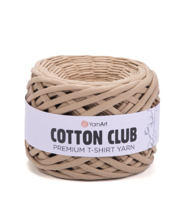 Cotton Club T-shirt Yarn Light Camel 7311