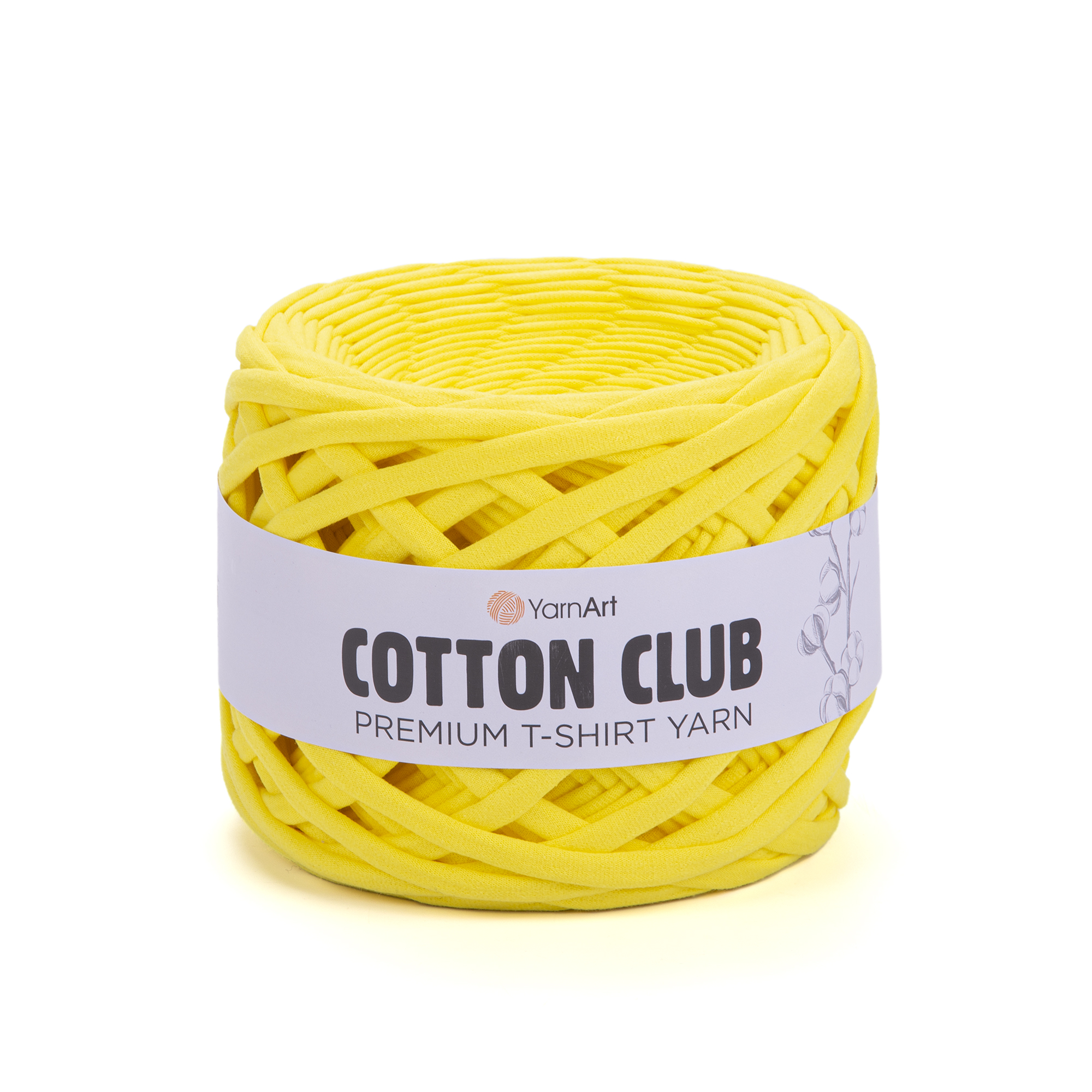 Cotton Club T-shirt Yarn 7320 Yellow