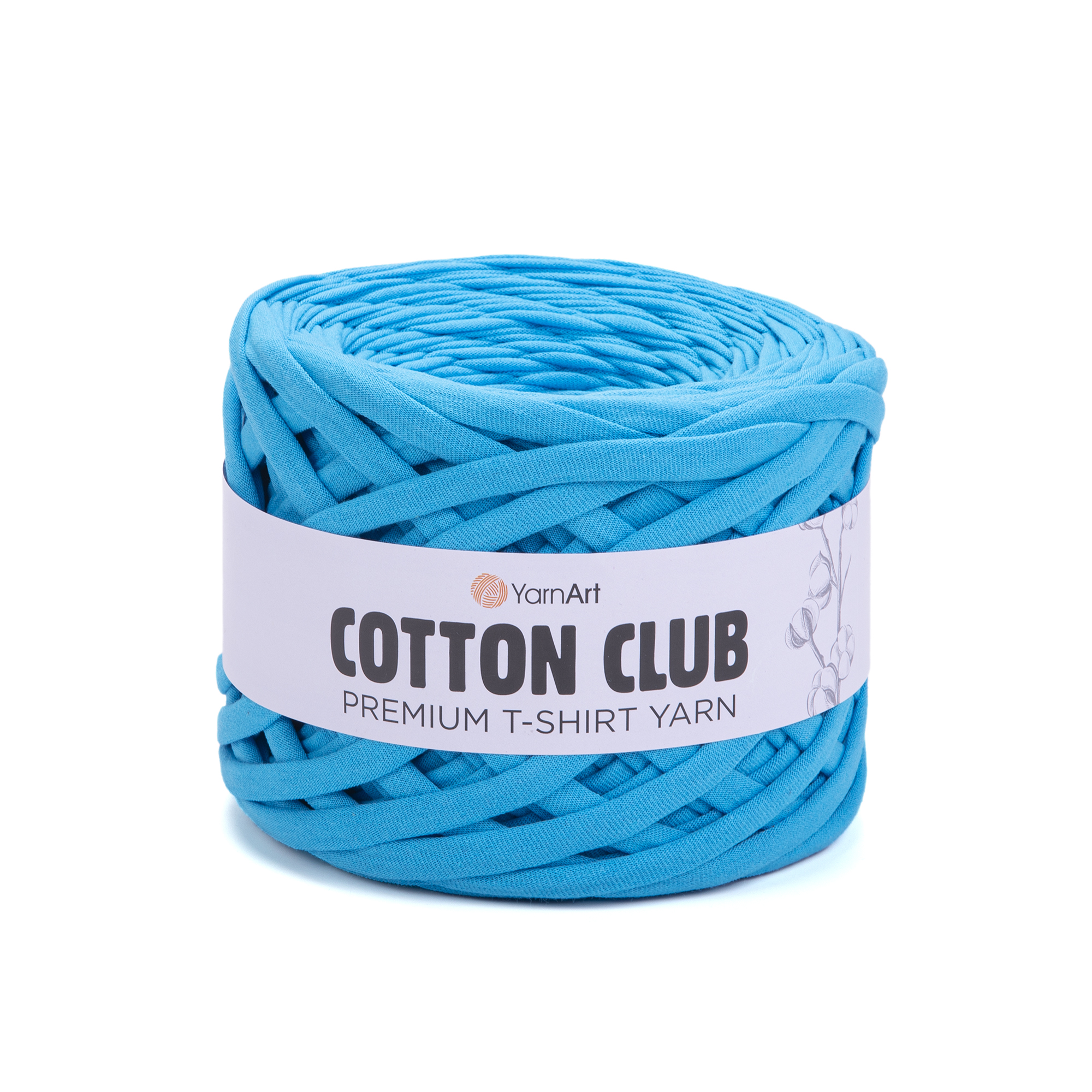 Cotton Club T-shirt Yarn Turquoise  7325