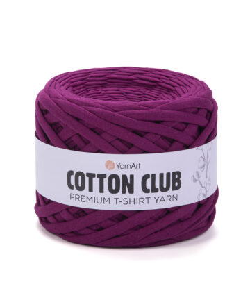 Cotton Club T-shirt Yarn Plum 7337