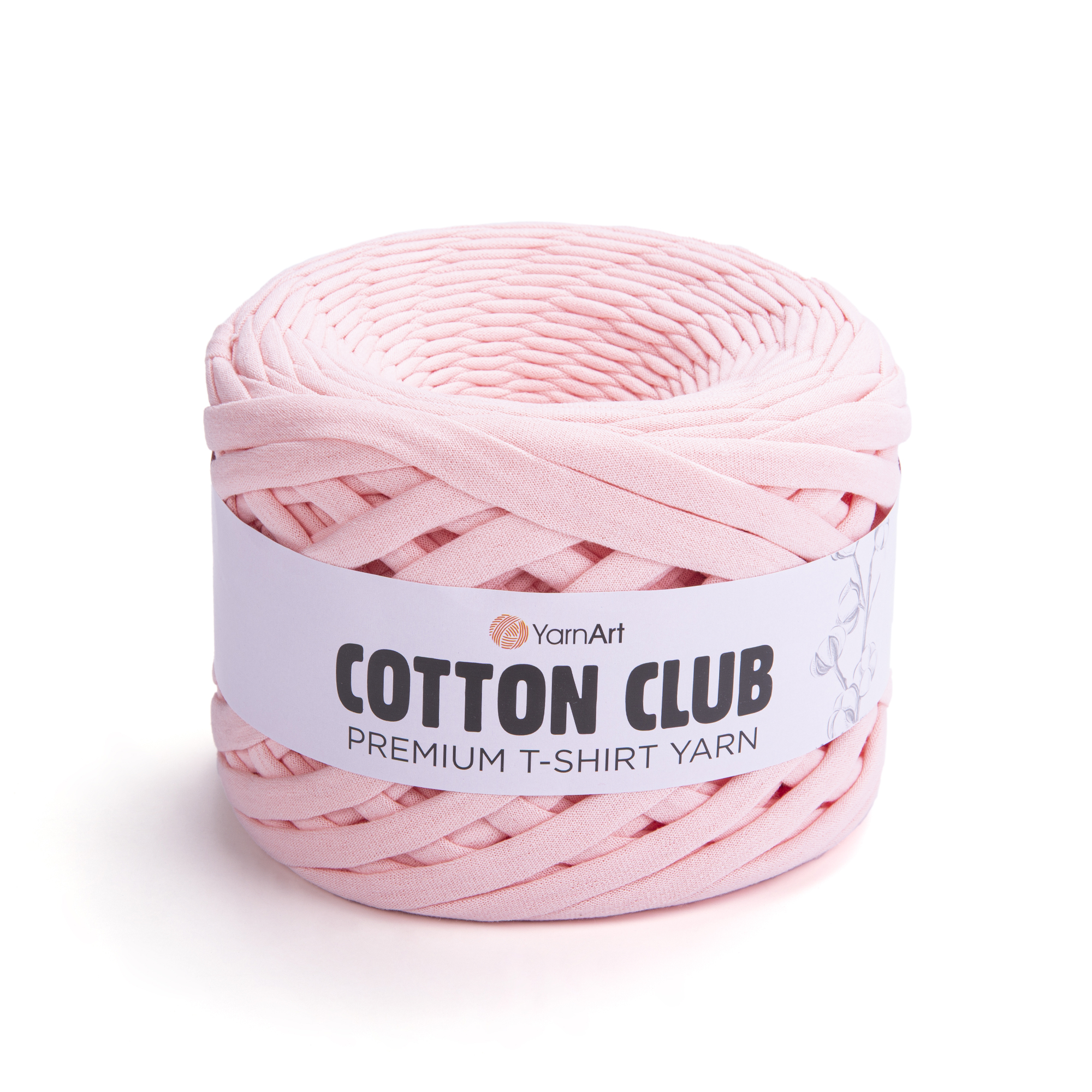 Cotton Club T-shirt Yarn Light Powder 7347