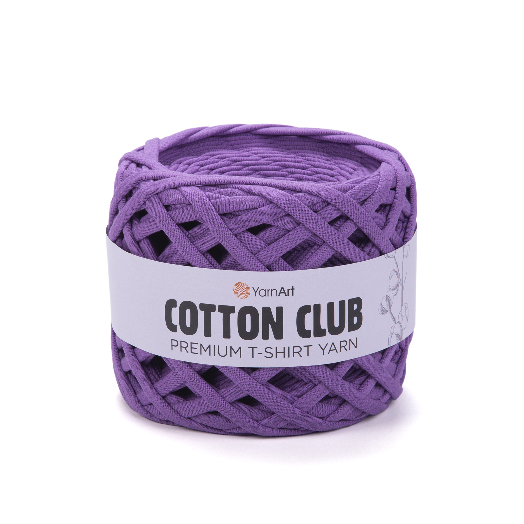 Cotton Club T-shirt Yarn 7352 Levander