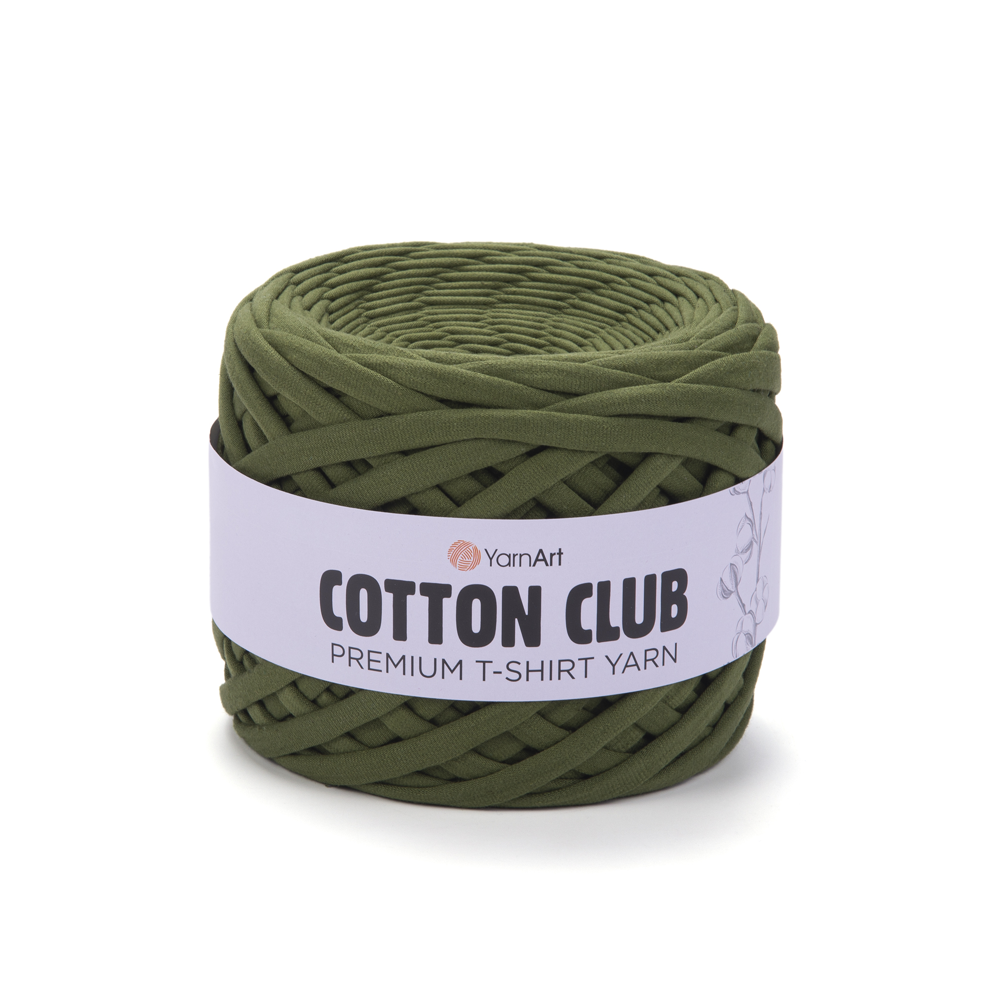 Cotton Club T-shirt Yarn 7358 Khaki