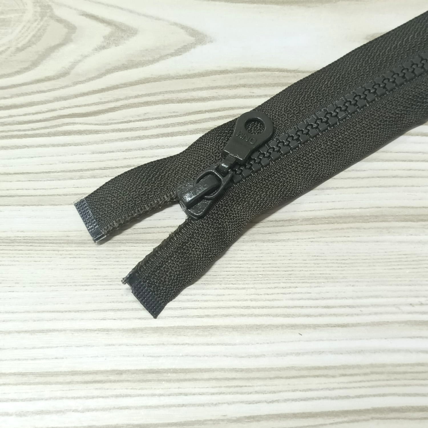 Φερμουάρ κοκάλινο 80cm no5 για μπουφάν Χακί 806