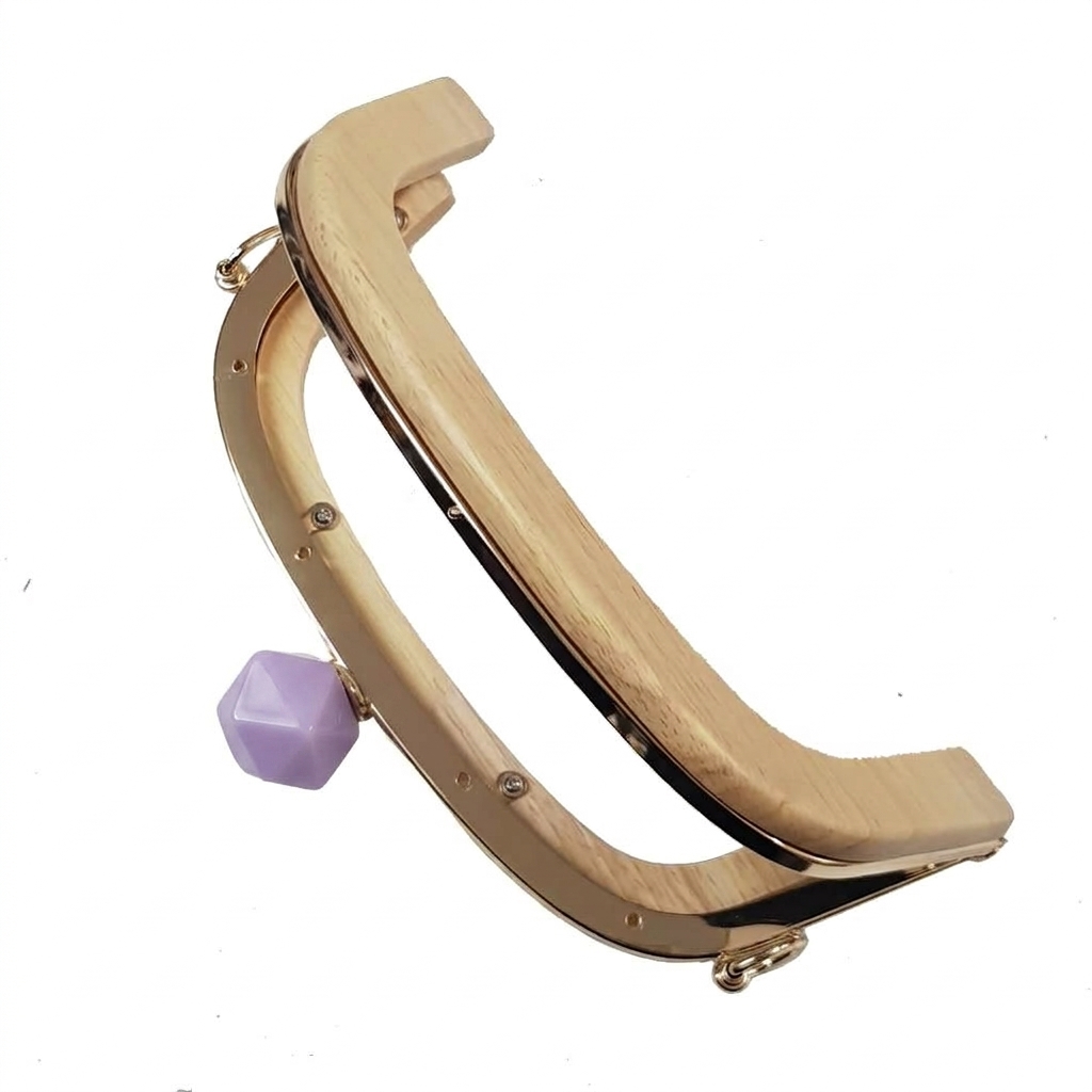 Ξύλινος Σκελετός Μασίφ 20cm Λιλά 77
